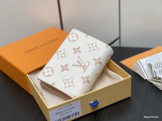 VUITTON WALLET-11*8.5*3.5cm milky LOUIS way 0823